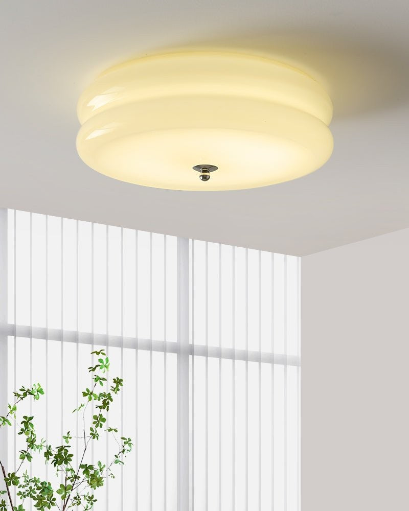 Art Deco Glass Dome Ceiling Light
