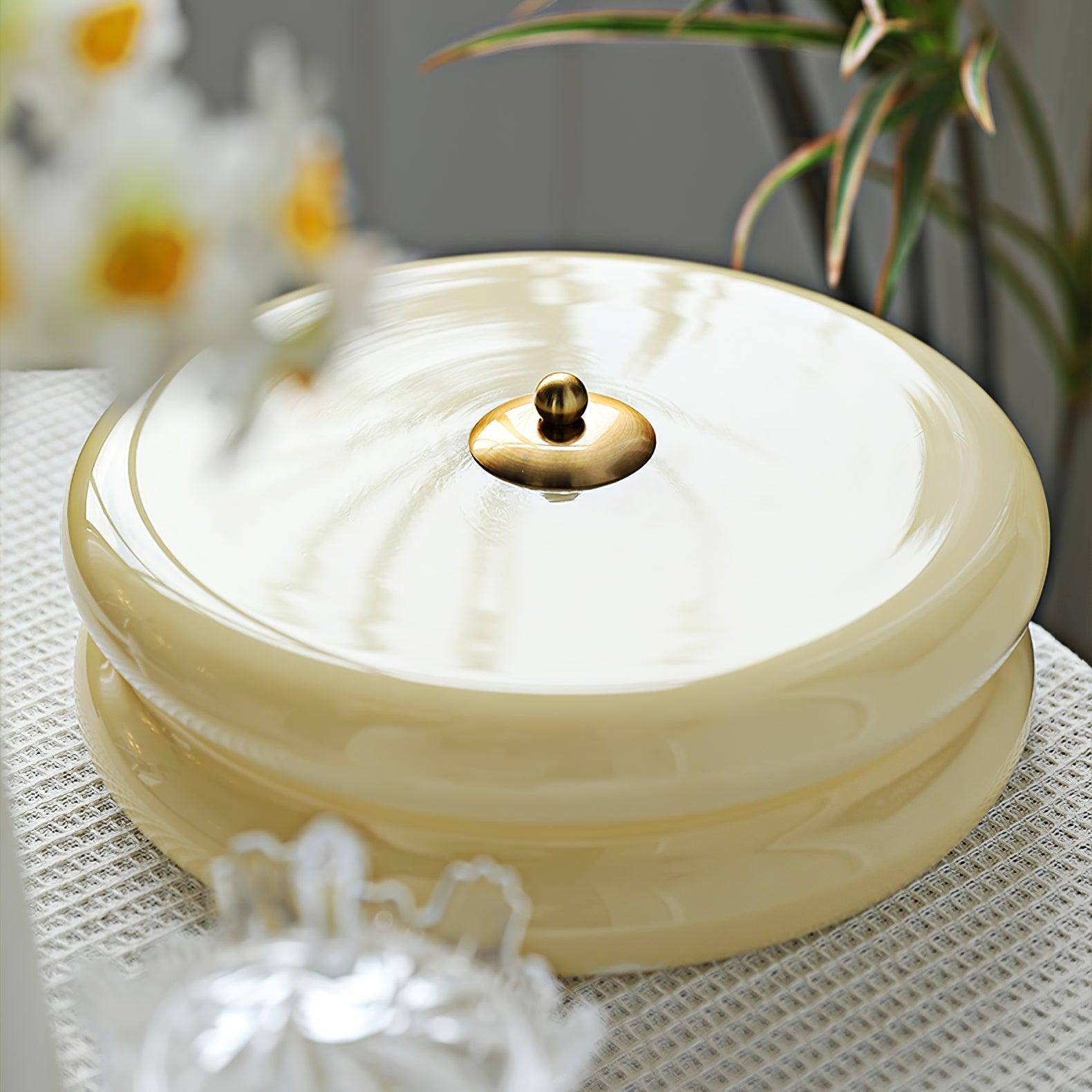 Art Deco Glass Dome Ceiling Light