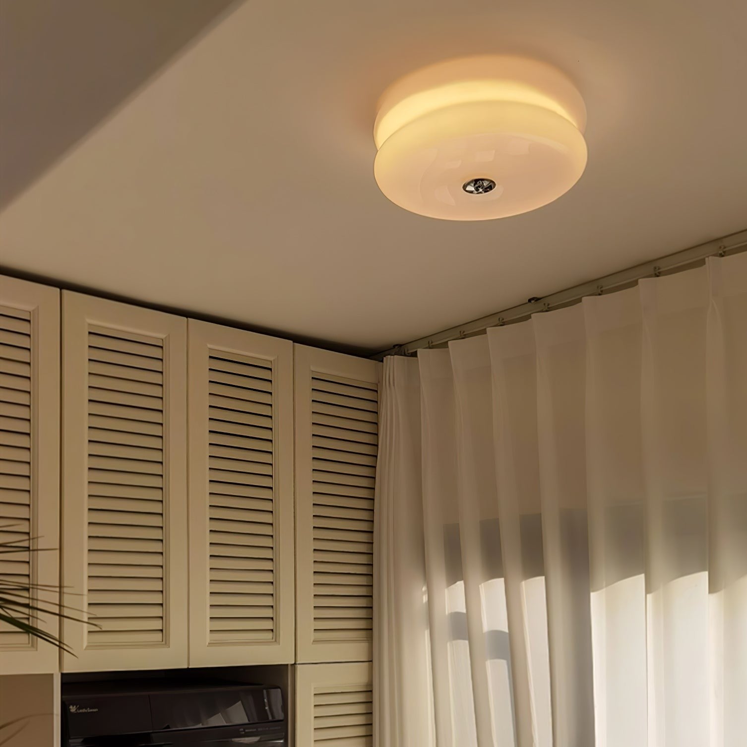 Art Deco Glass Dome Ceiling Light