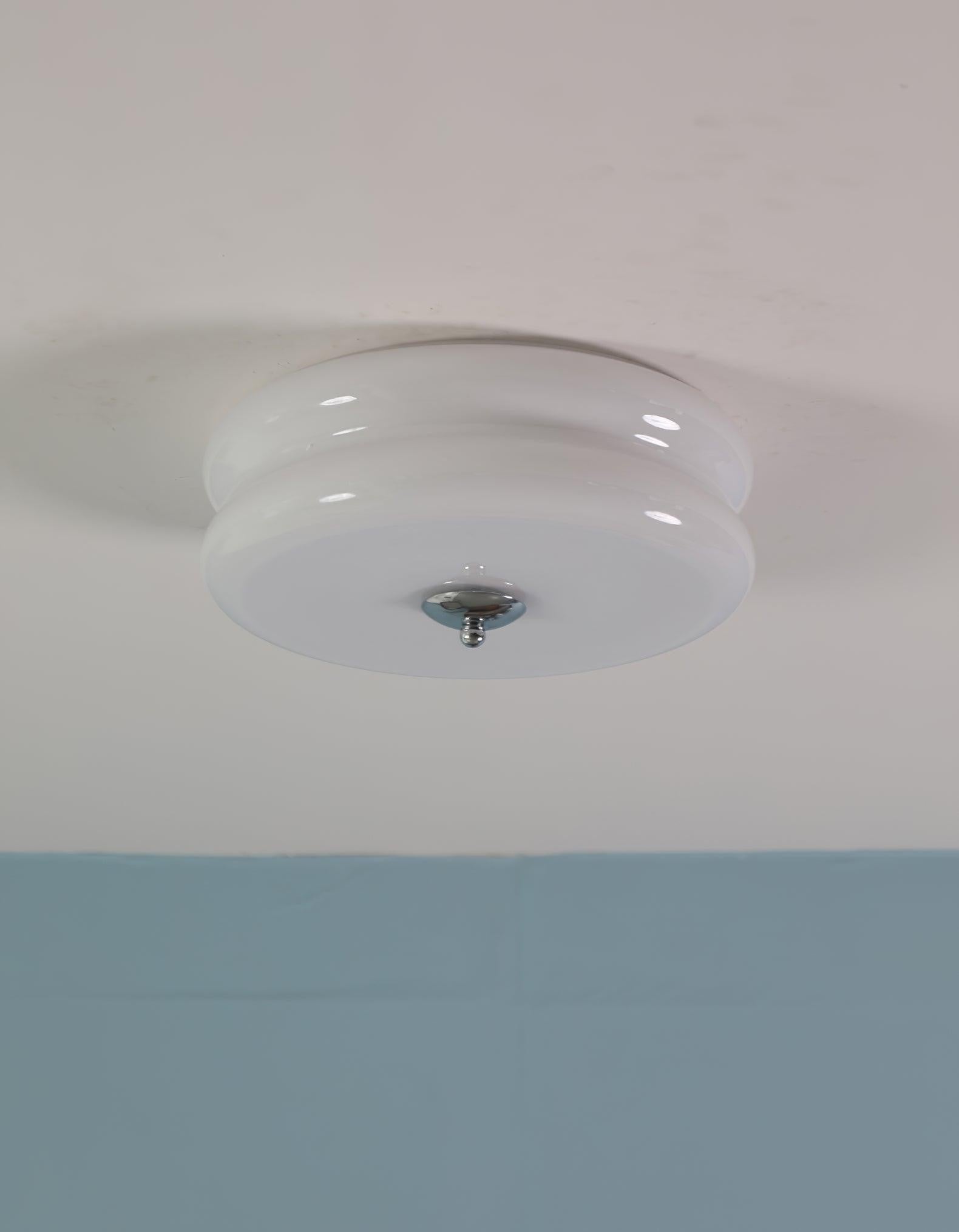 Art Deco Glass Dome Ceiling Light