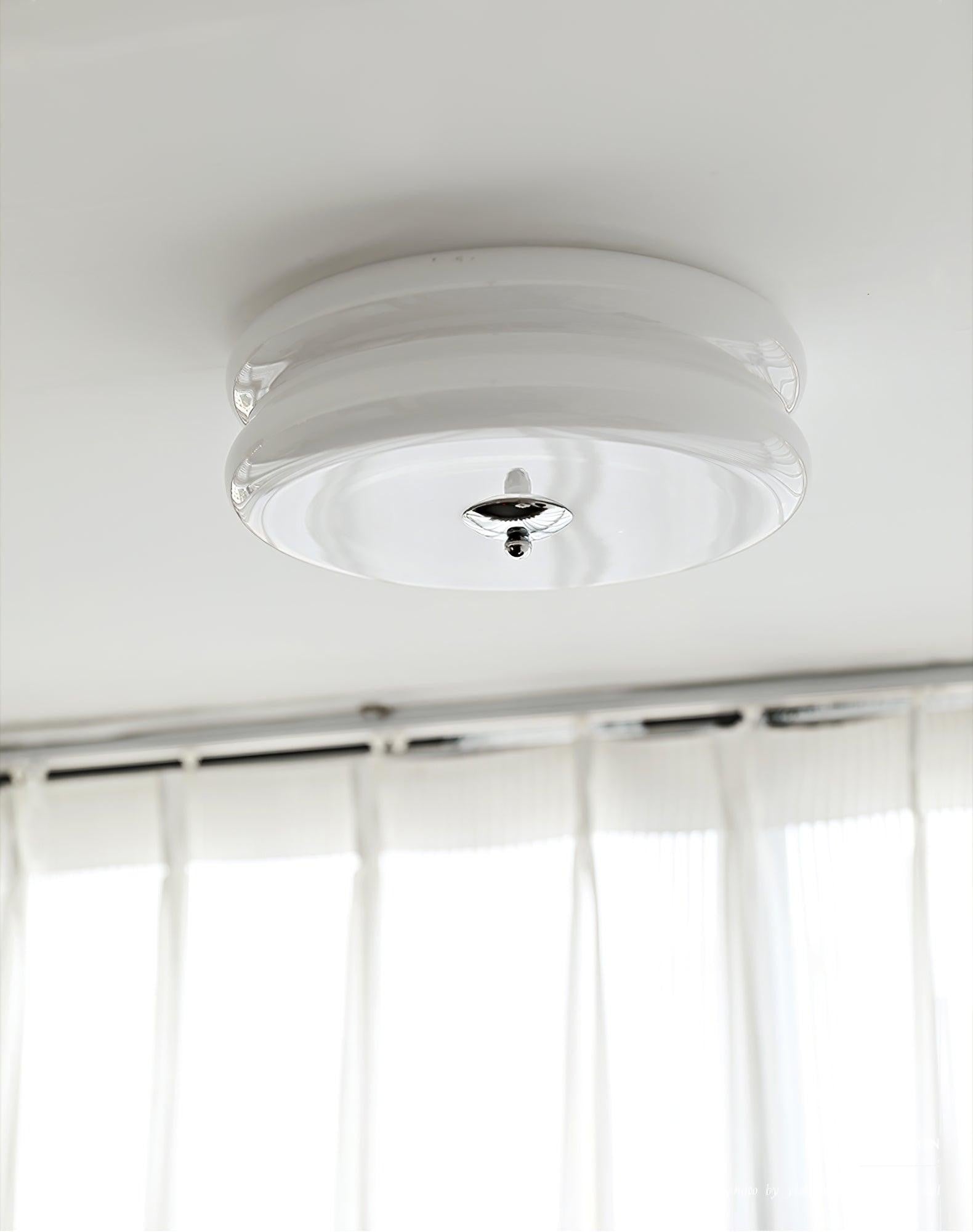 Art Deco Glass Dome Ceiling Light