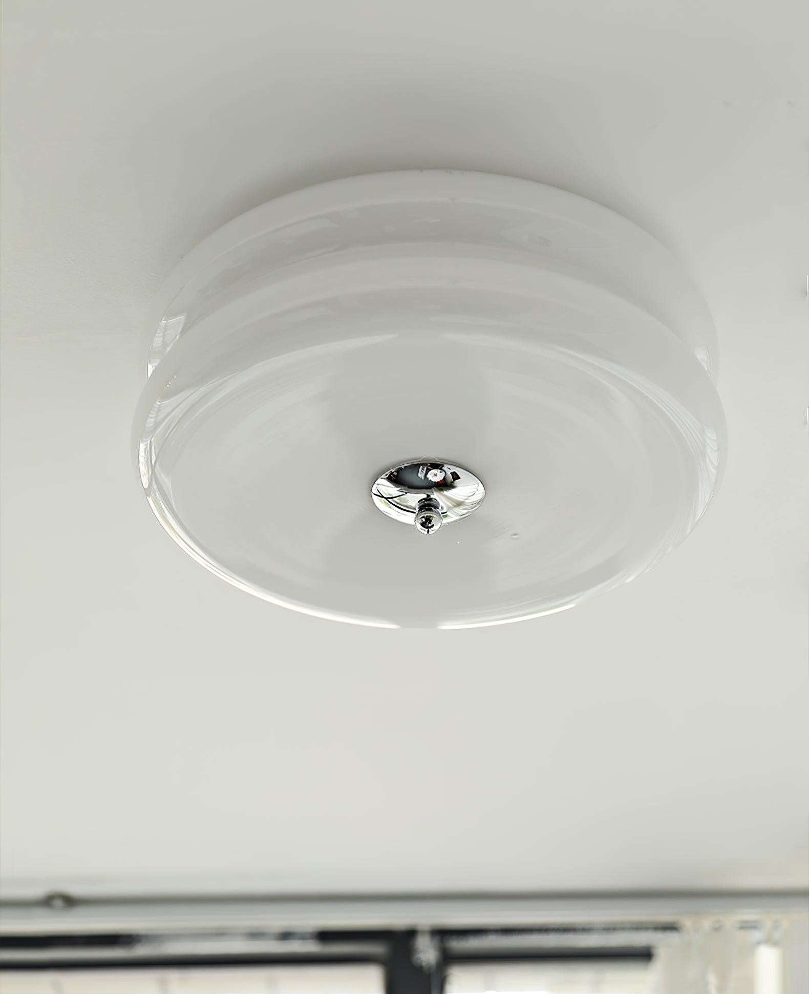 Art Deco Glass Dome Ceiling Light