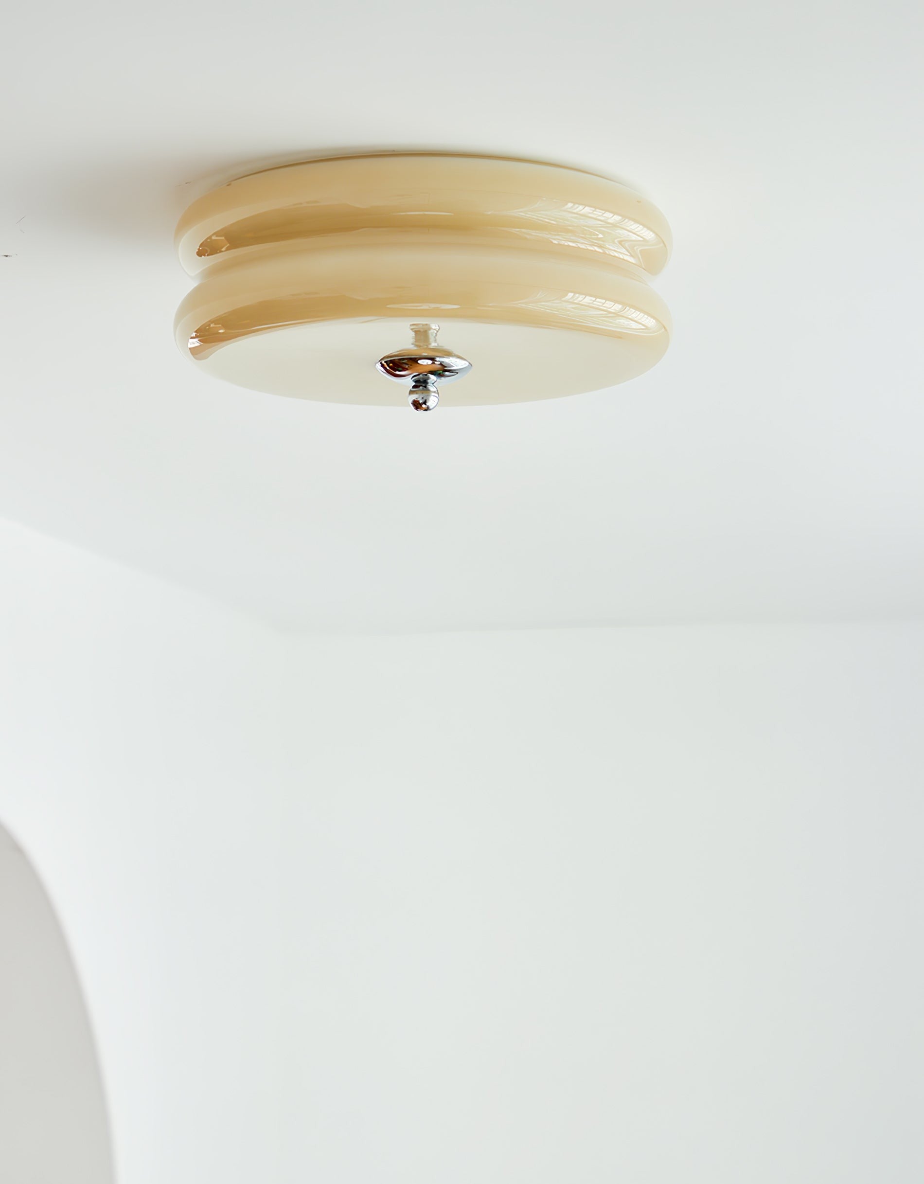 Art Deco Glass Dome Ceiling Light