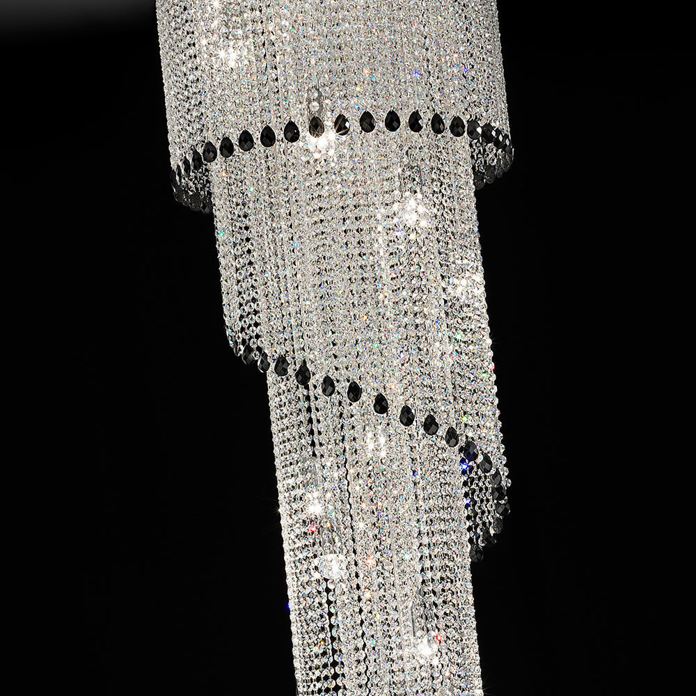 Art Deco Crystal Chandelier