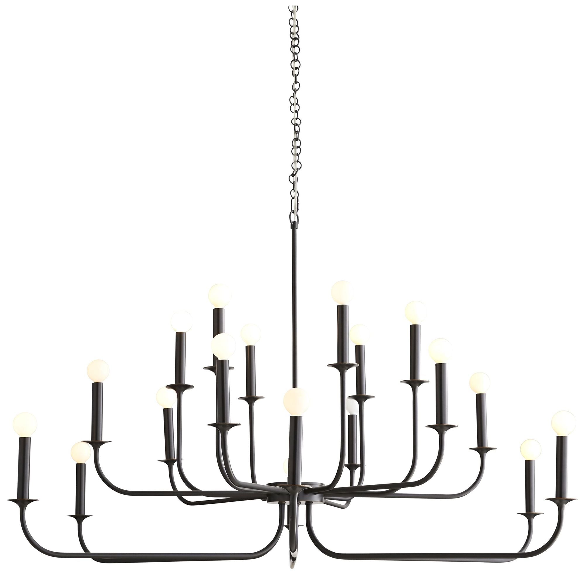 Breck Large Chandelier 52" Bronze