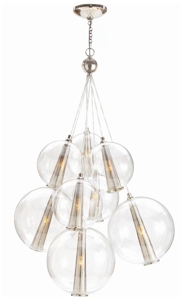 Caviar Adjustable Large Cluster- 28.5" Chandelier