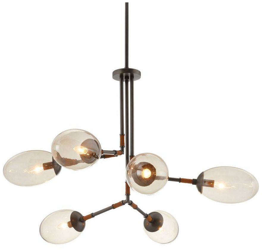 Falcon Chandelier 41" Smoke