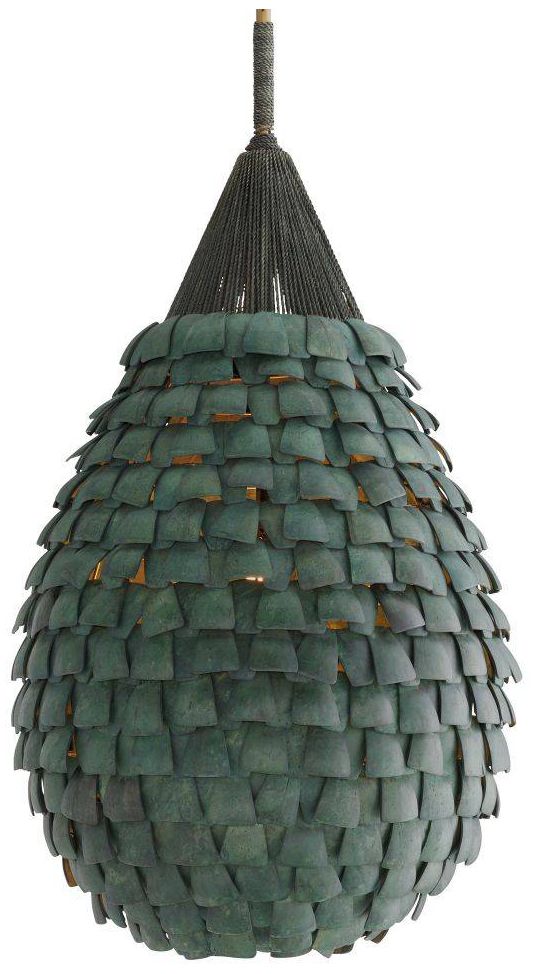Ferndale 20" Eucalyptus Stain Chandelier