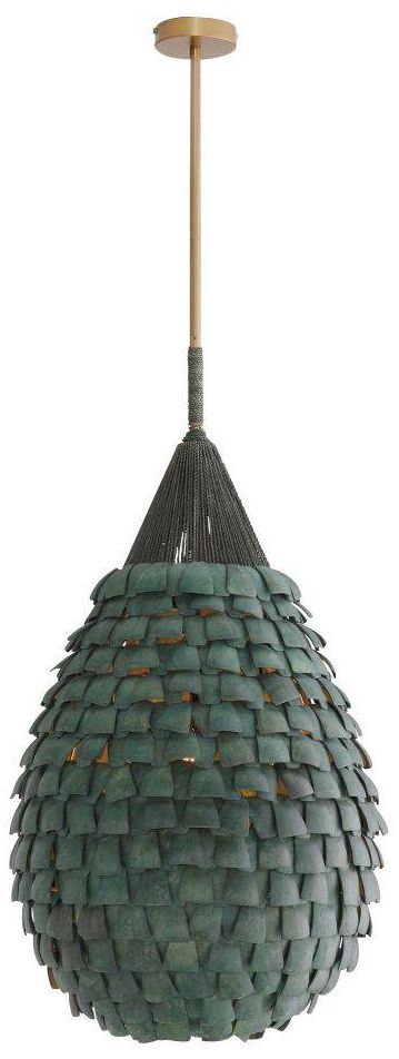 Ferndale 20" Eucalyptus Stain Chandelier