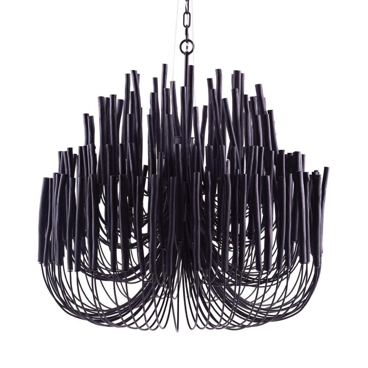 Gatsby Chandelier, 8-Light, Sterling, 21.2"H 5N8JGZ)