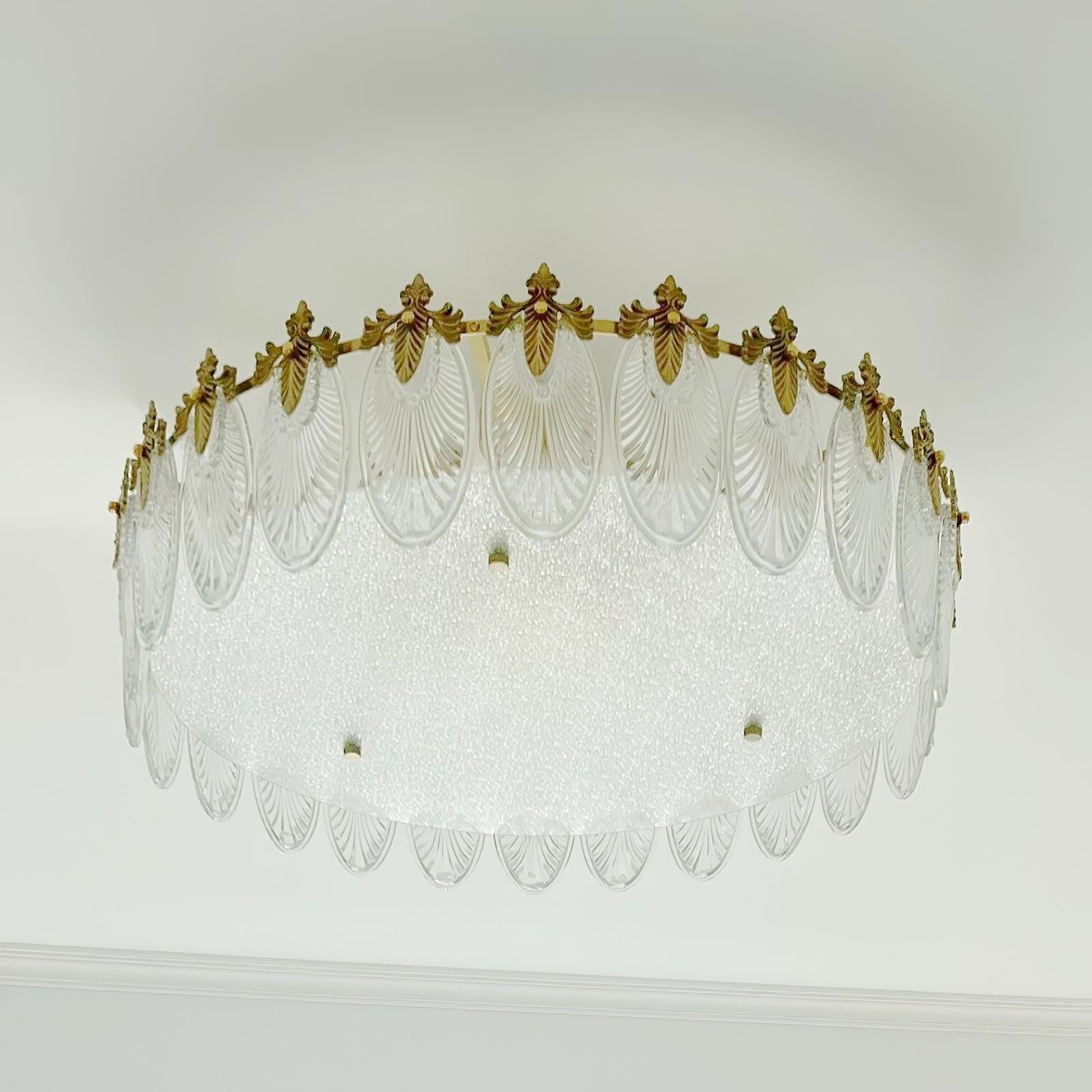 Artisan Glass Pattern Chandelier
