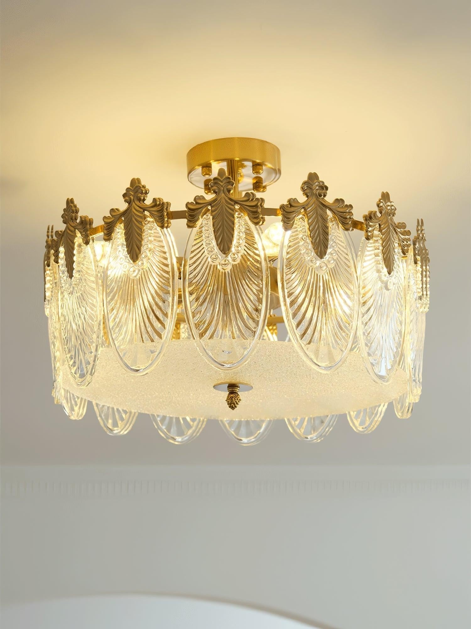 Artisan Glass Pattern Chandelier