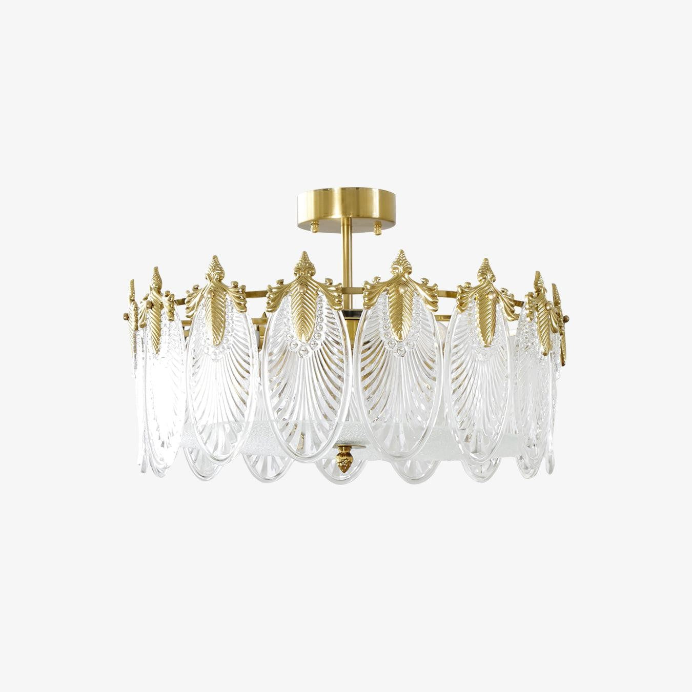 Artisan Glass Pattern Chandelier