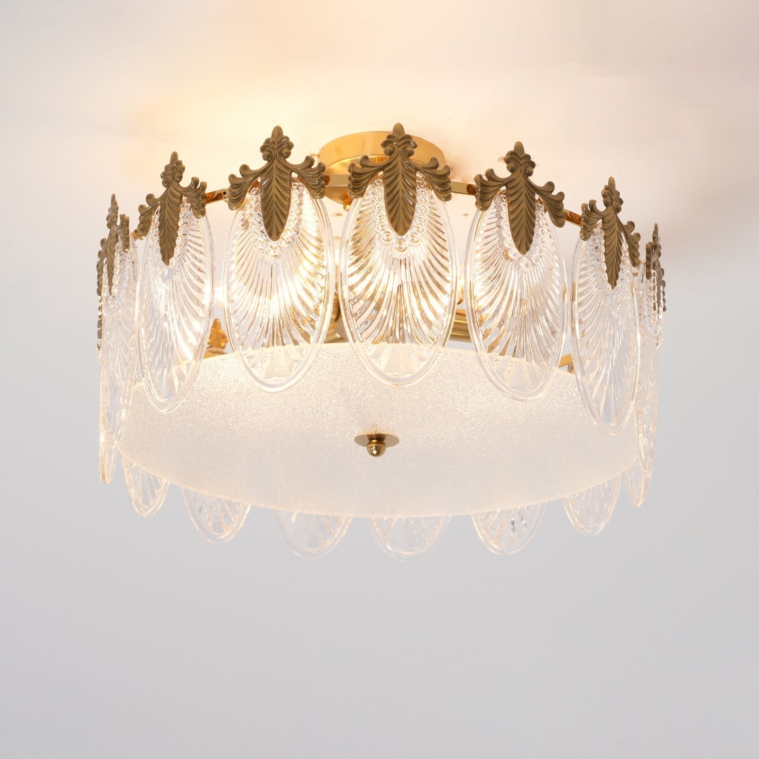 Artisan Glass Pattern Chandelier