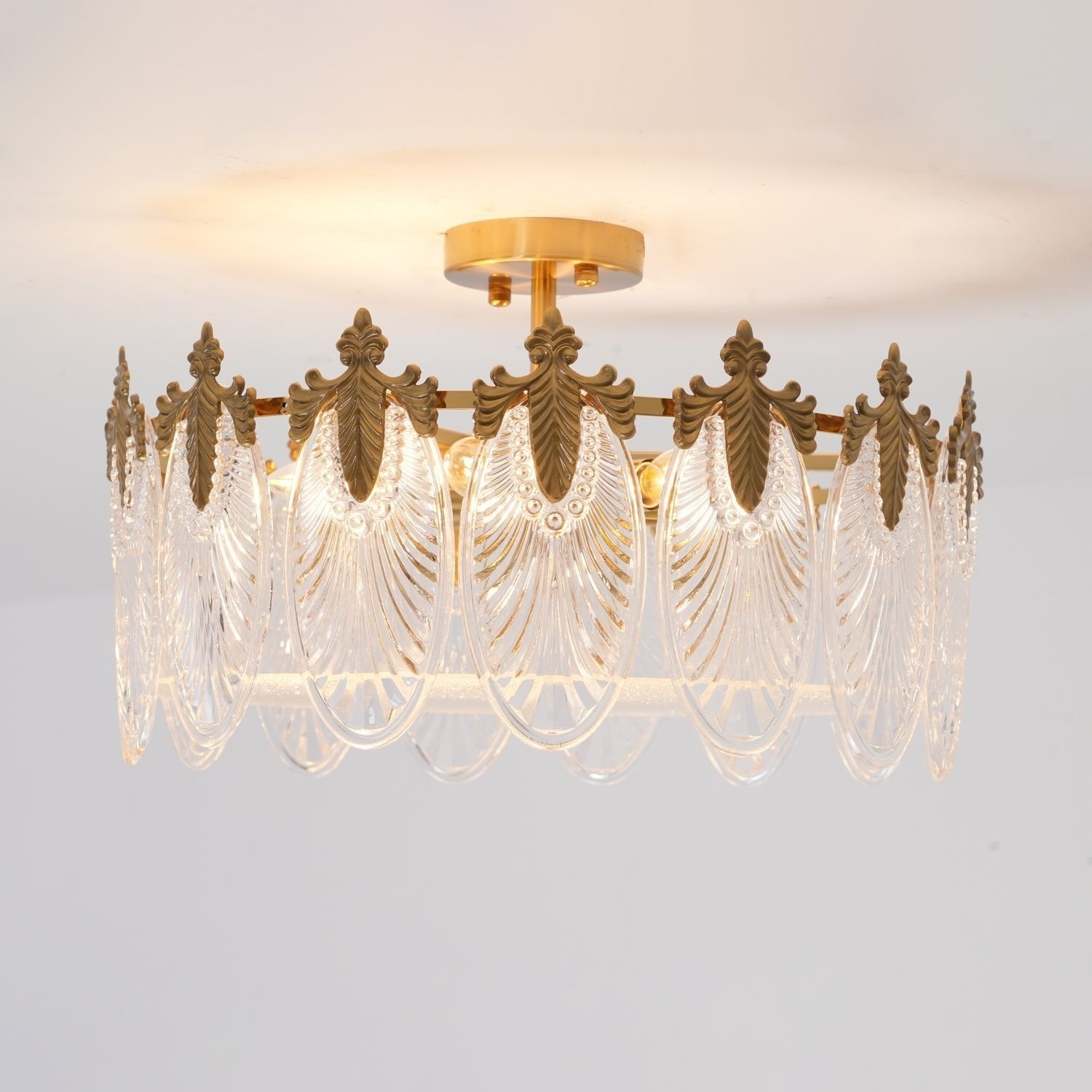 Artisan Glass Pattern Chandelier