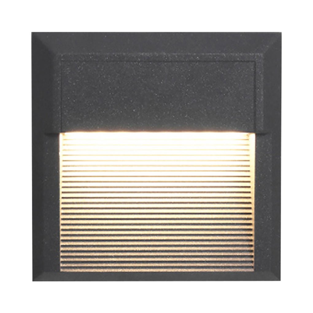 Waterproof Exterior LED Step Lights Corner Lamp for Villa Courtyard Garden, Outdoor Wall Light, detail 12