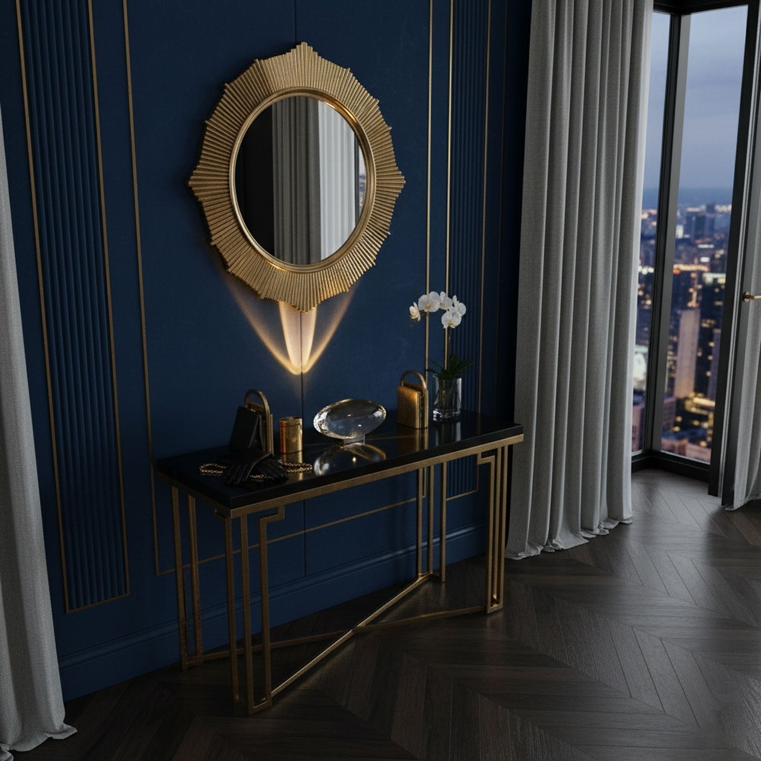 Atman Crystal Glow Table Lamp