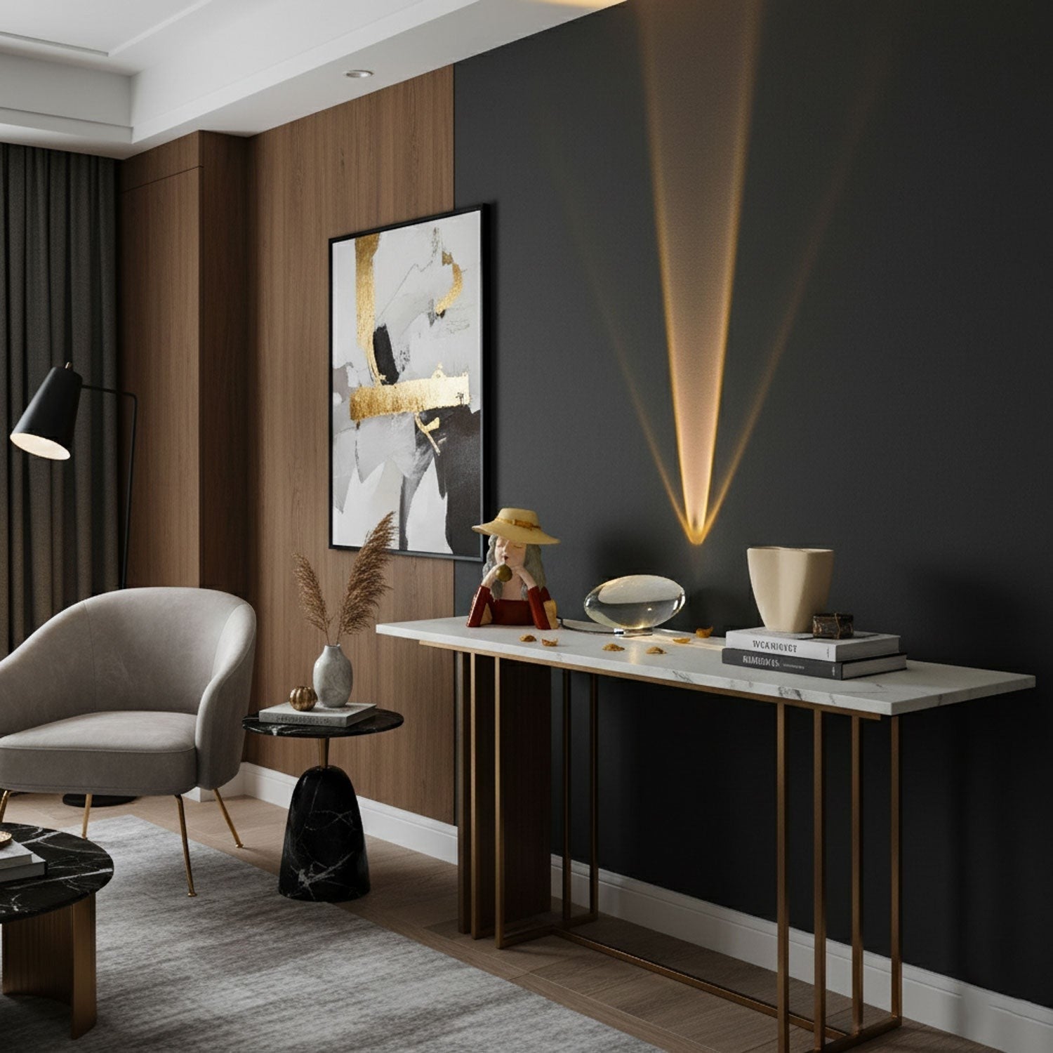 Atman Crystal Glow Table Lamp