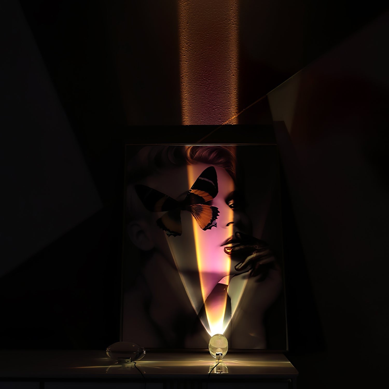 Atman Crystal Glow Table Lamp