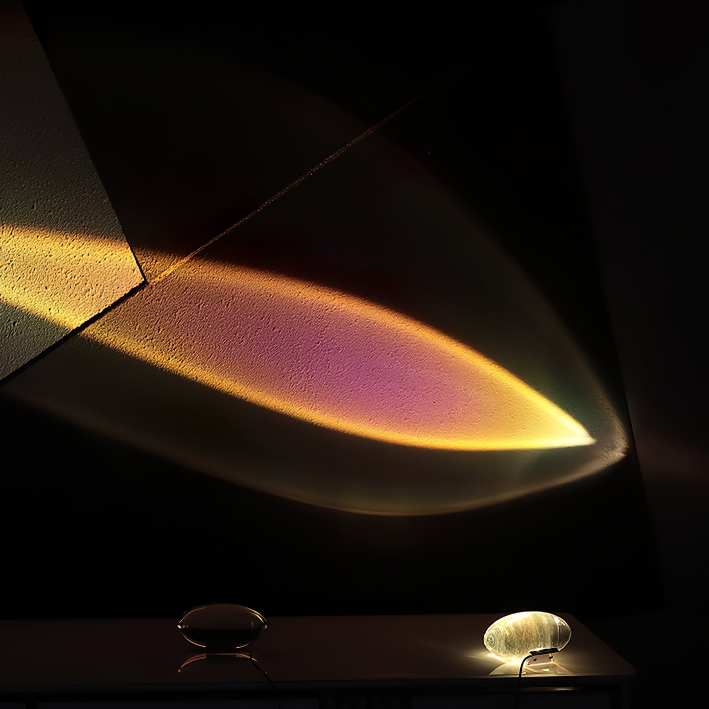 Atman Crystal Glow Table Lamp