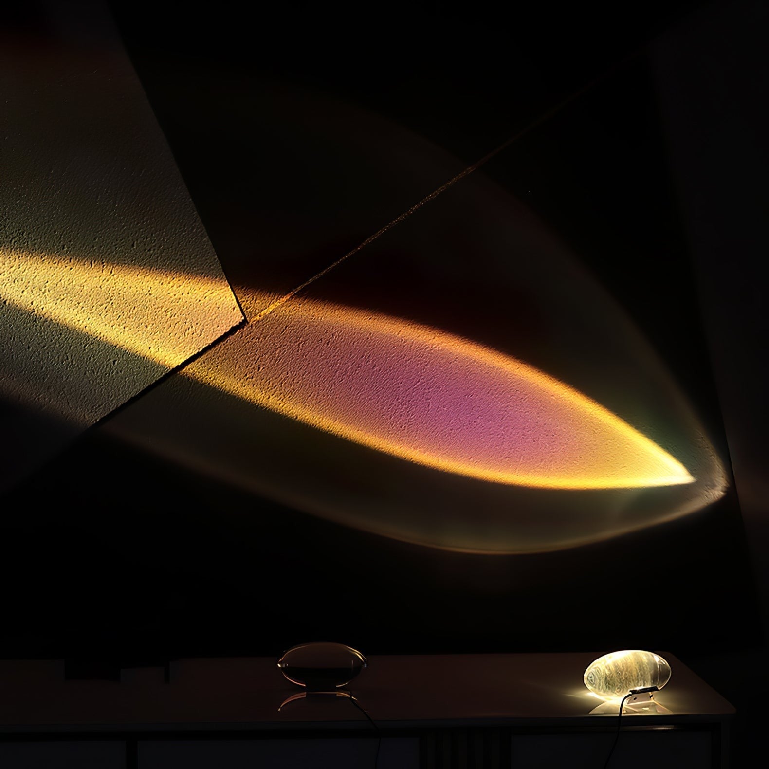 Atman Crystal Glow Table Lamp