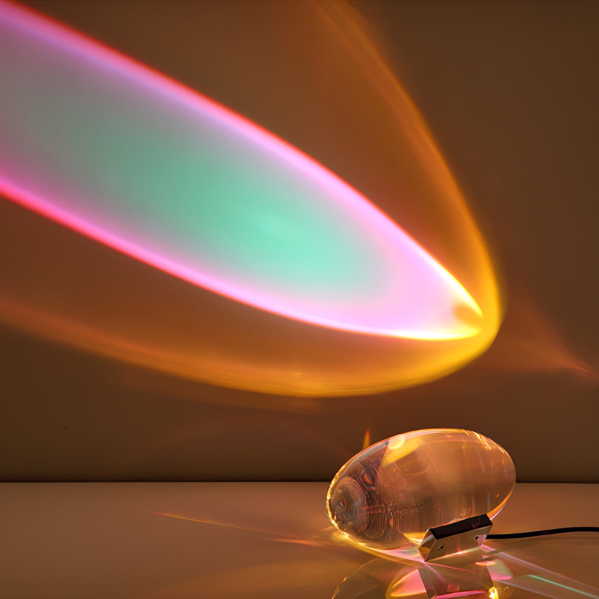 Atman Crystal Glow Table Lamp
