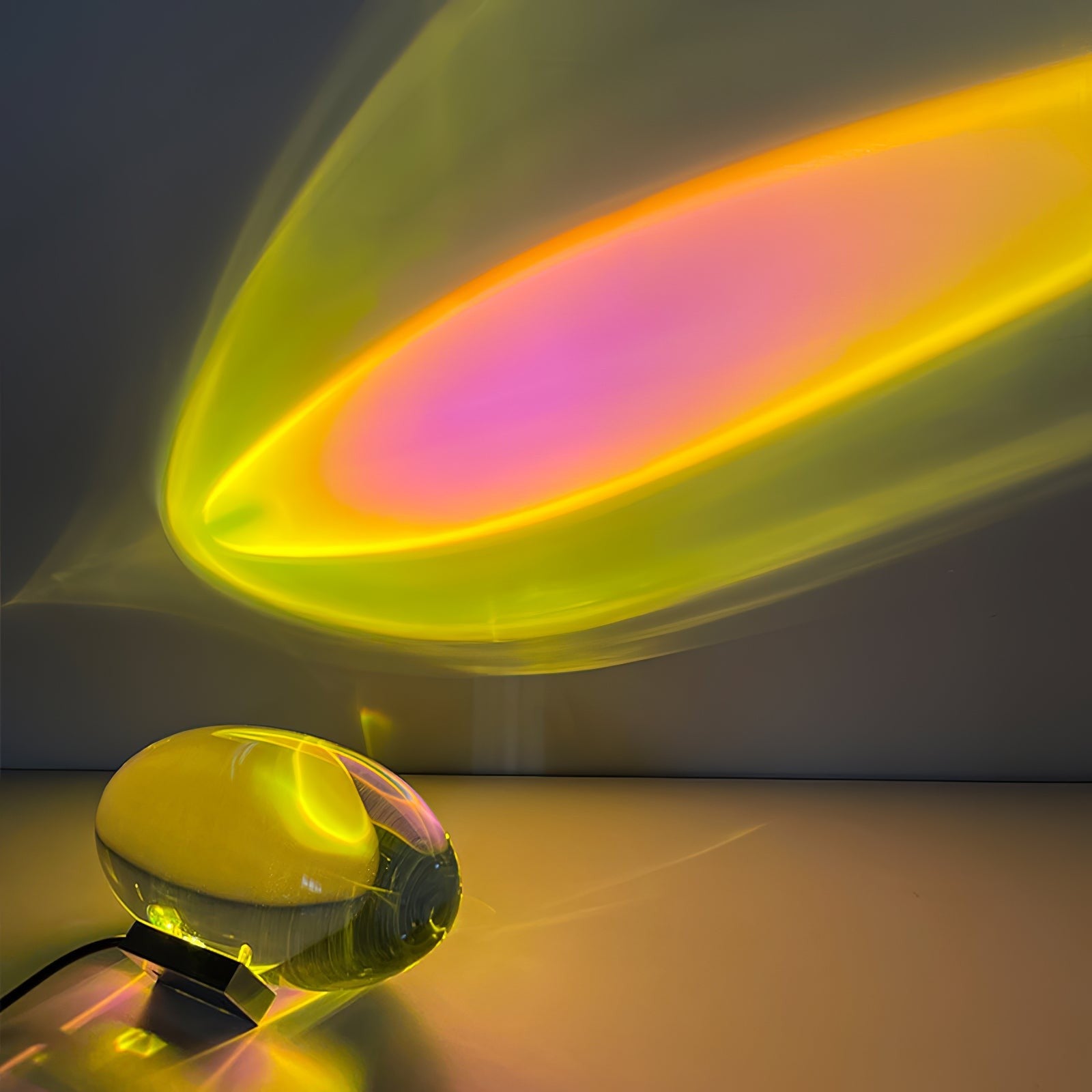 Atman Crystal Glow Table Lamp