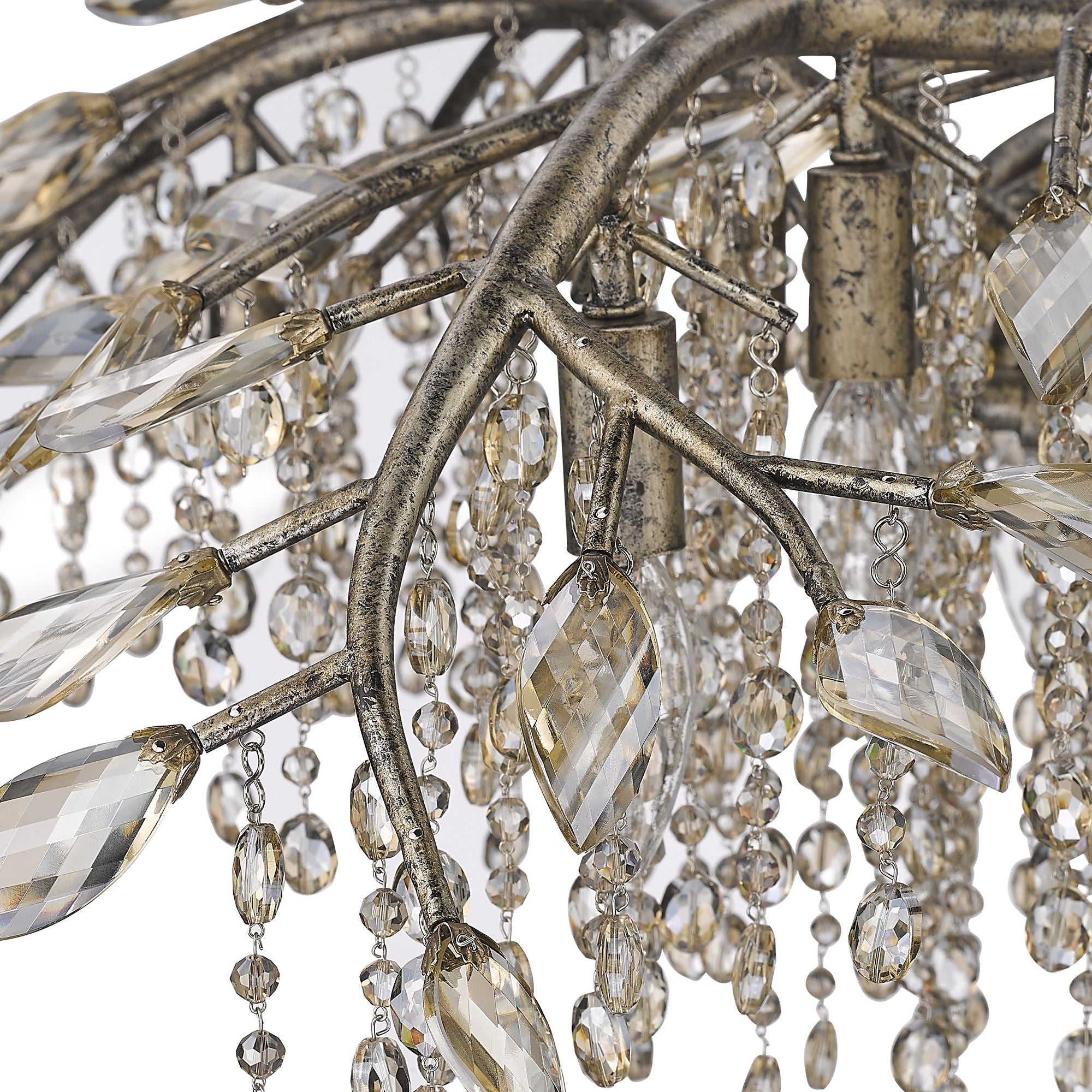 Autumn Twilight 80" Wide Mystic Gold Chandelier