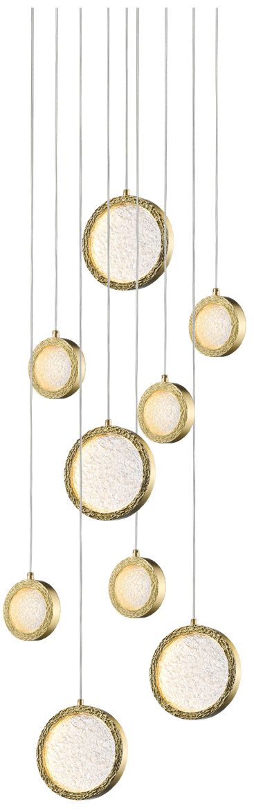 Bottega Collection Polished Brass Chandelier
