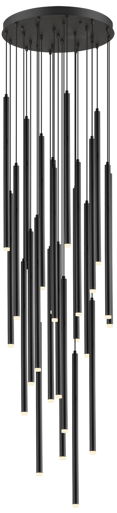 Filmore Ave. Hanging Chandelier Black