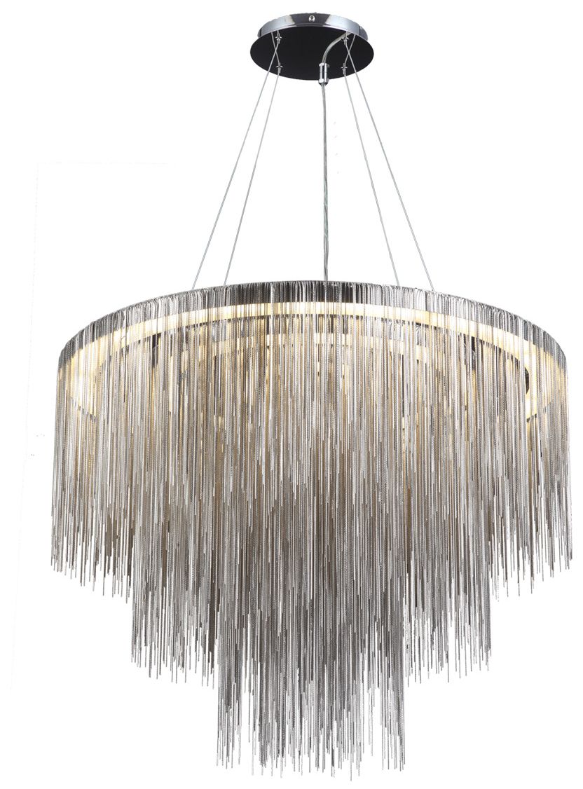 Fountain Ave Collection Hanging Chandelier Polished