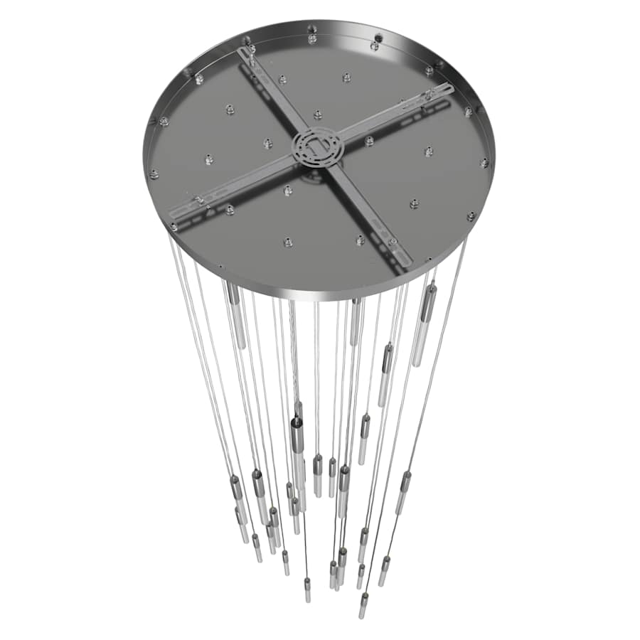 Main St. 31-Light 30" Wide LED Multi-Light Chandelier