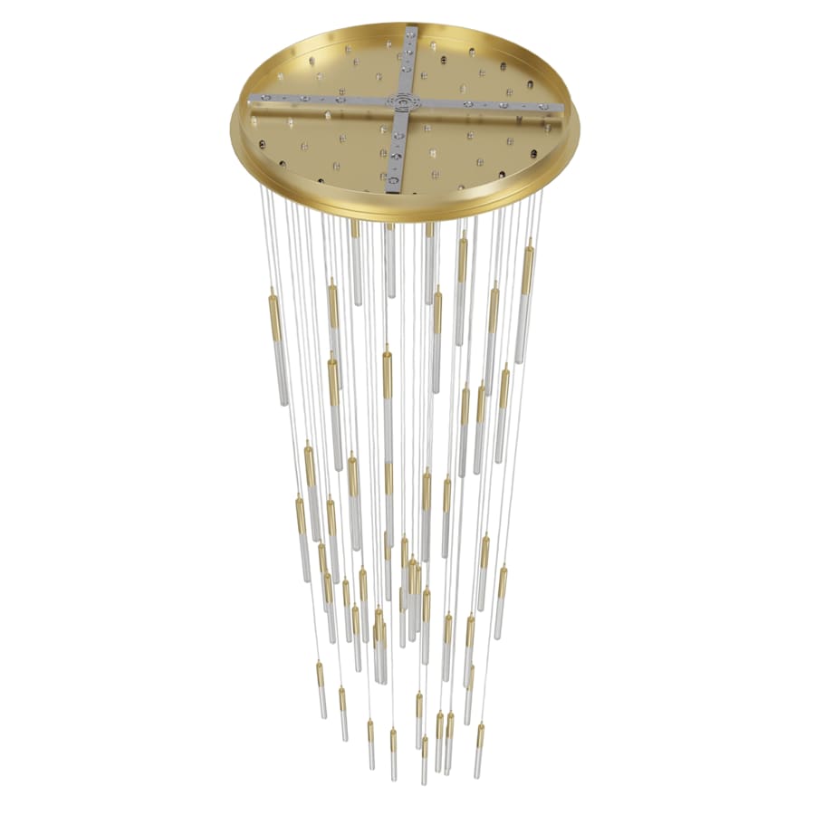 Main St. 51-Light 37" Wide LED Multi-Light Chandelier