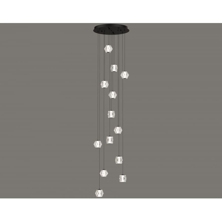 Beluga 22" Wide LED Multi-Light Pendant with Faceted