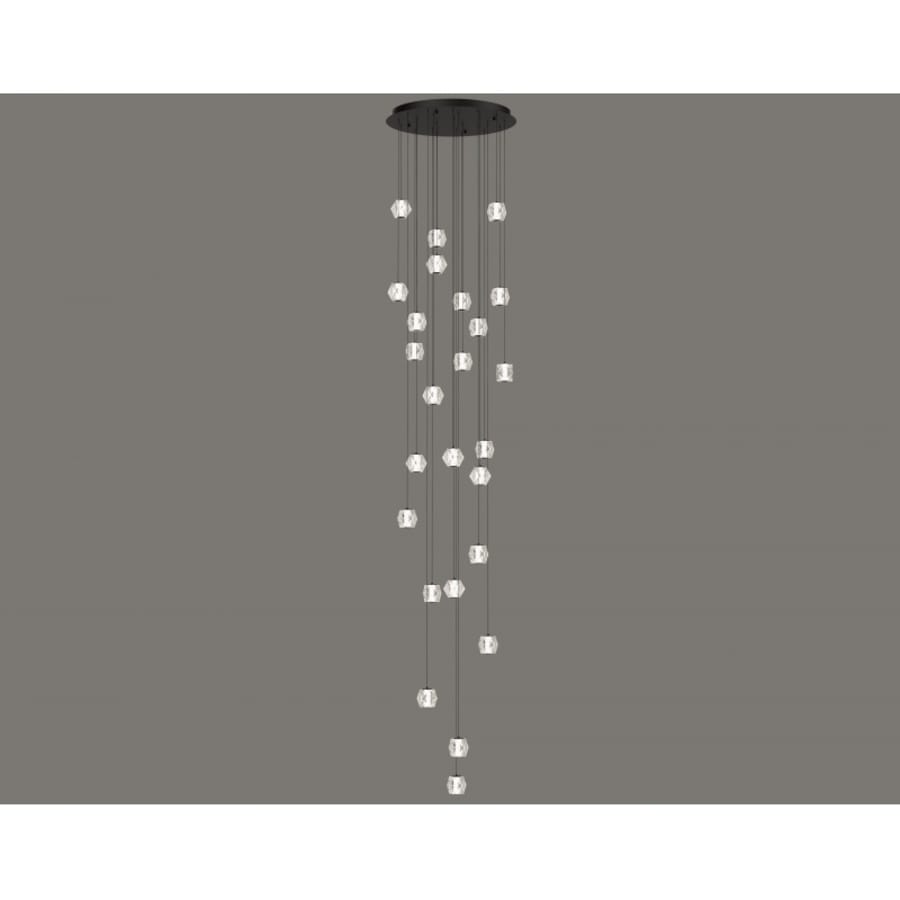 Beluga 30" Wide LED Multi-Light Pendant with Faceted