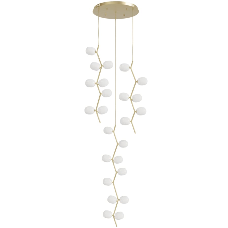 Hampton 24-Light 26" Wide Abstract Multi-Light Pendant