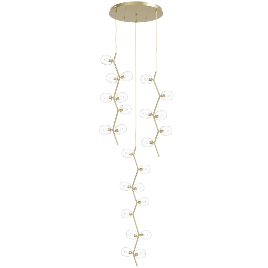 Hampton 24-Light 26" Wide Abstract Multi-Light Pendant