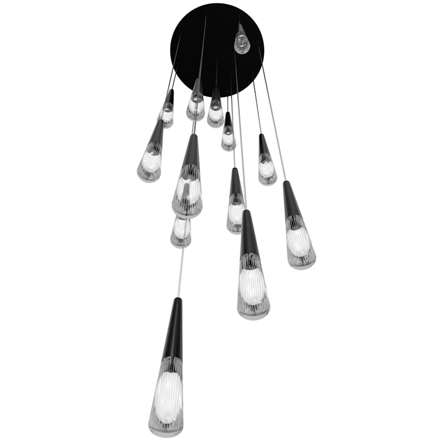 Encino 13-Light 22" Wide LED Crystal Pendant Light