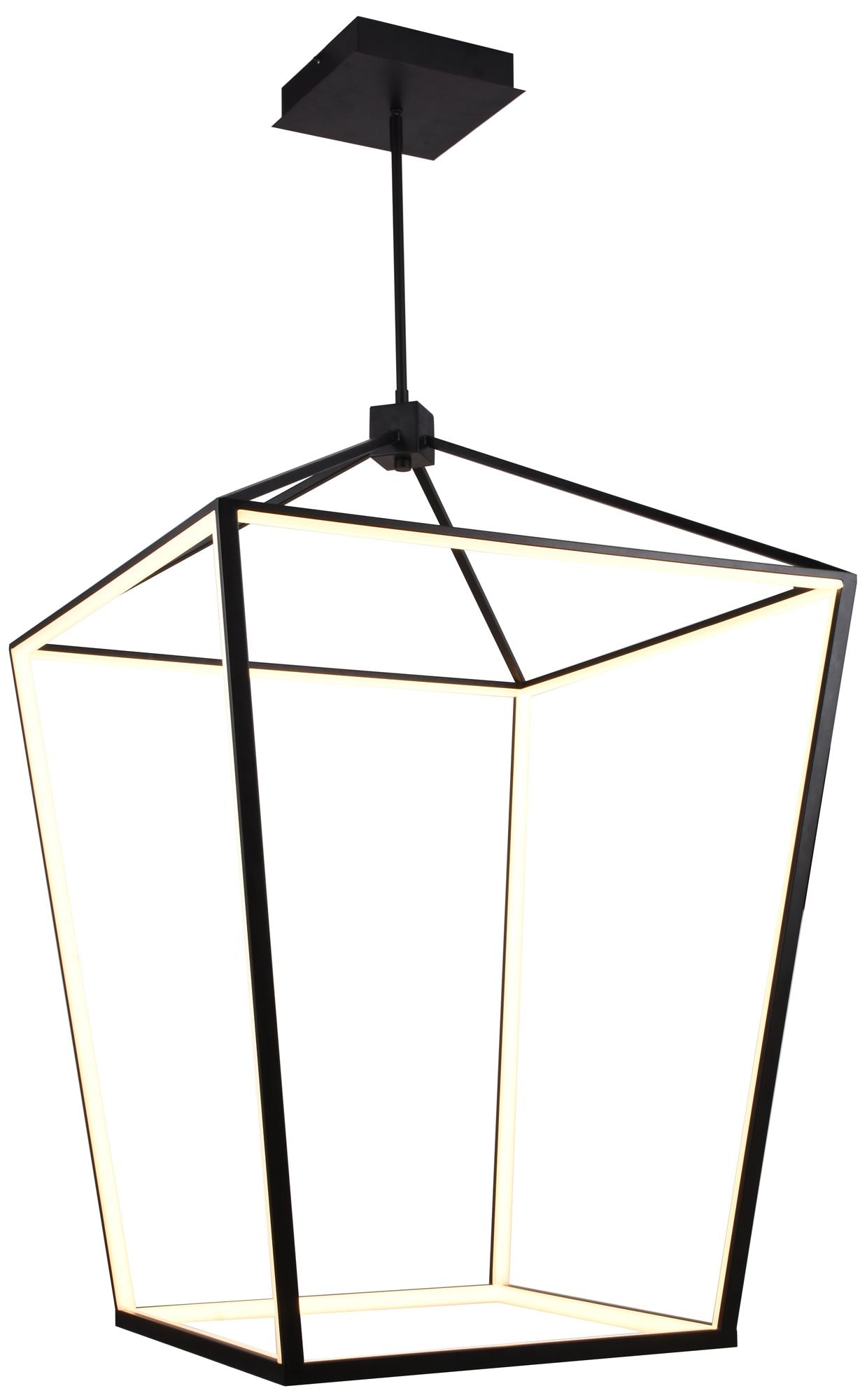 Park Ave. Hanging Chandelier 42" Black