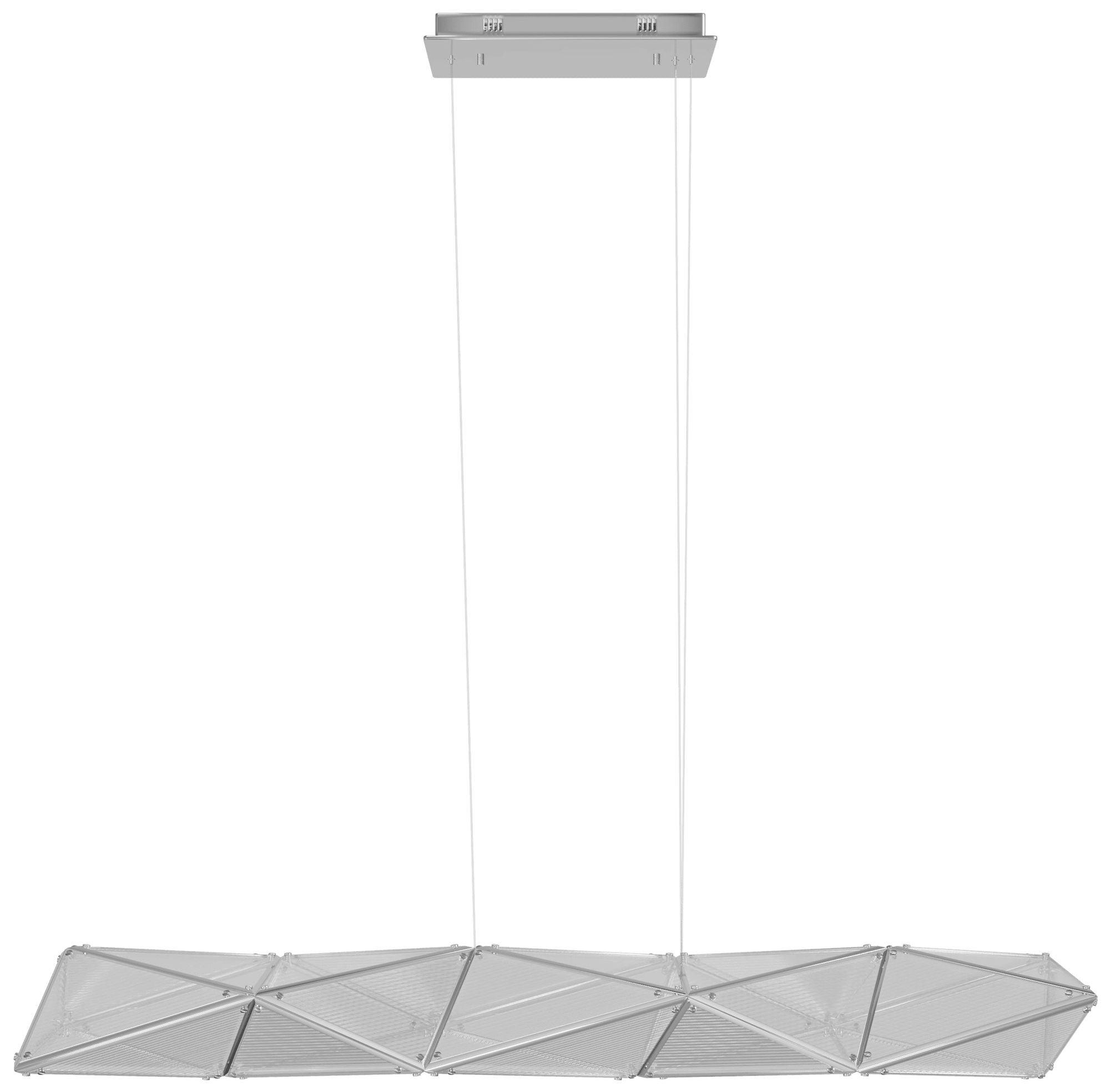 Seoul Collection Chandelier 55" Chrome