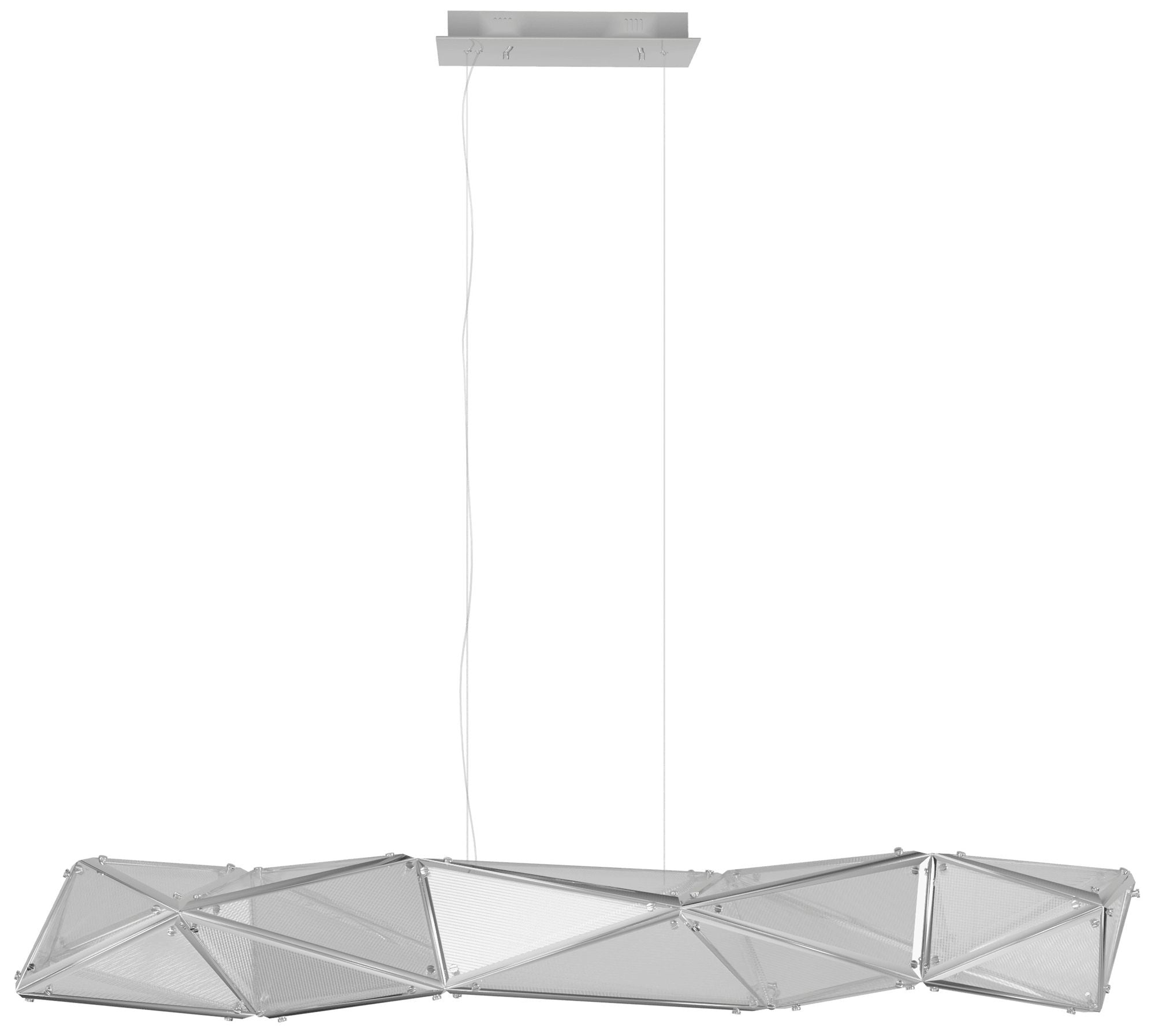 Seoul Collection Chandelier 63" Chrome
