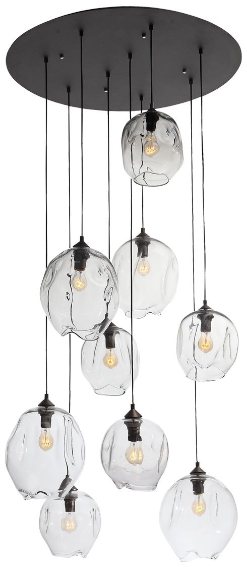 Sonoma Ave. Collection 9-Light Dark Chandelier
