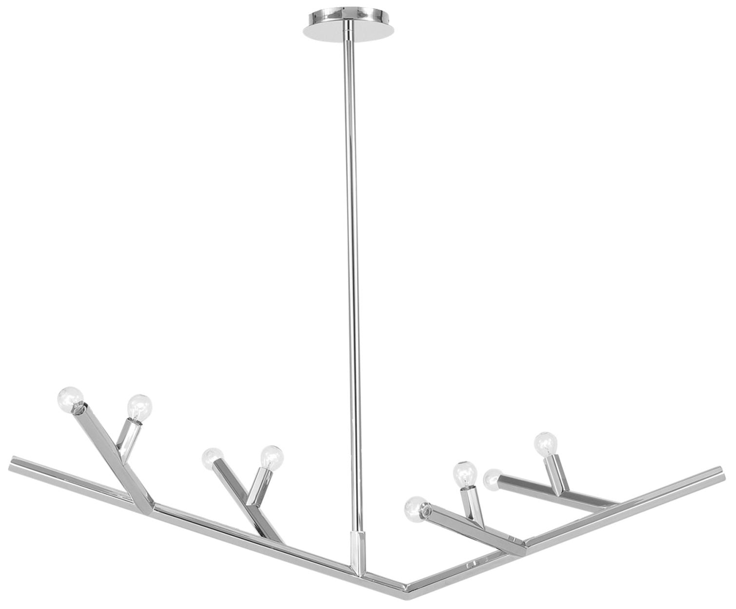 The Oaks Collection Linear Fixture Polished Chandelier