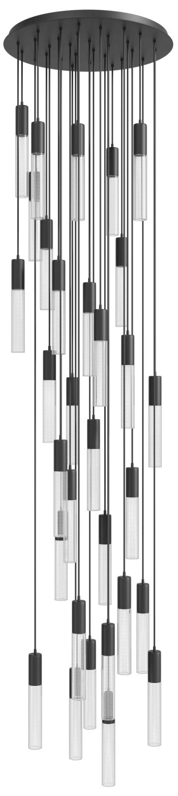 The Strand Collection 180" Black Chandelier