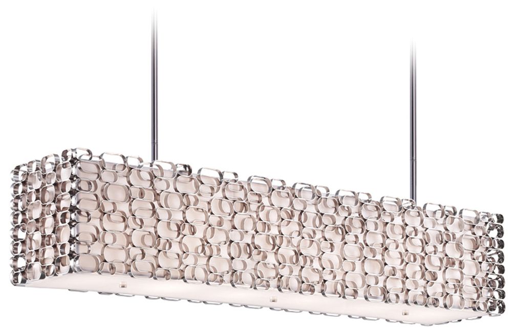 Ventura Blvd. Collection Hanging Chandelier Polished