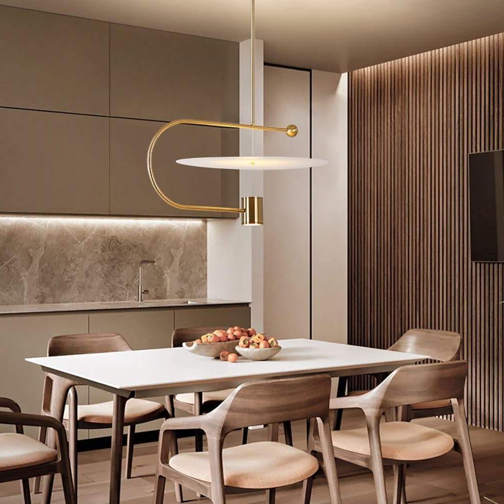 Globe Cylinder Pendant Lights Artistic Metal LED Light