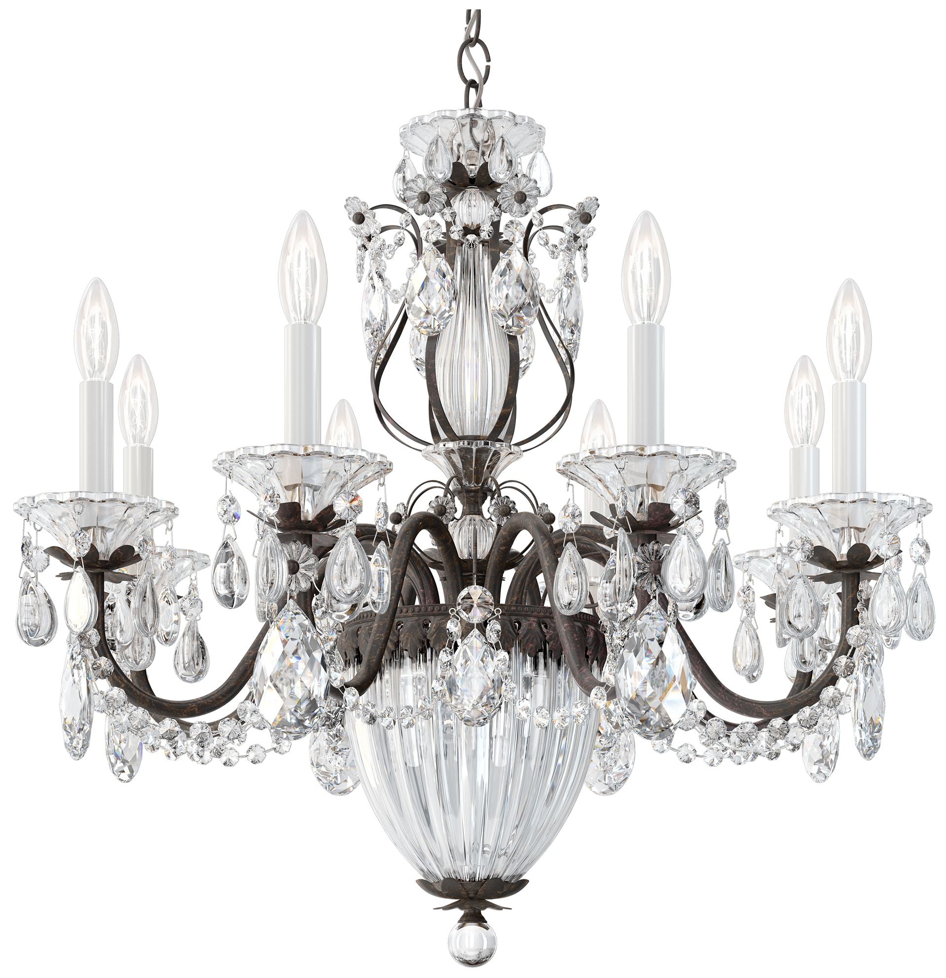 Bagatelle 24.5"H X 11-Light Crystal Chandelier