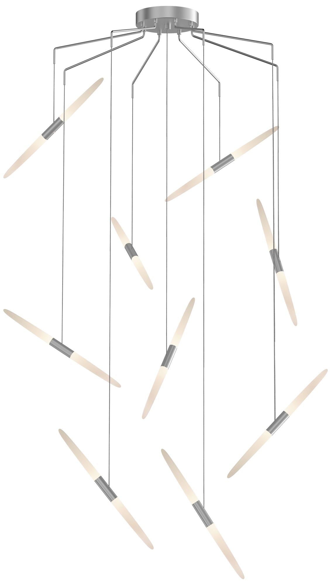 Ballet 9-Light Spreader LED Bright Chandelier