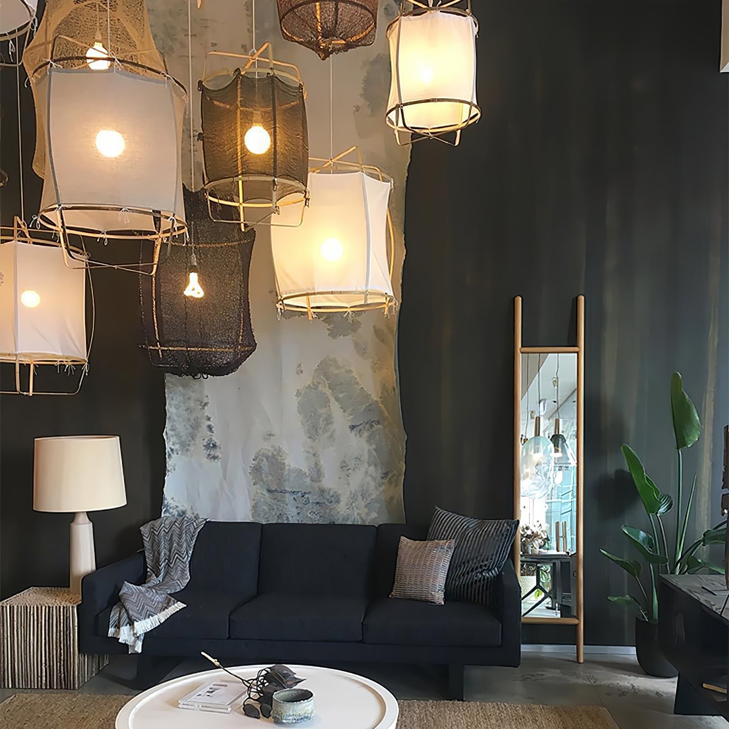 Bamboo Weave Pendant Lamp