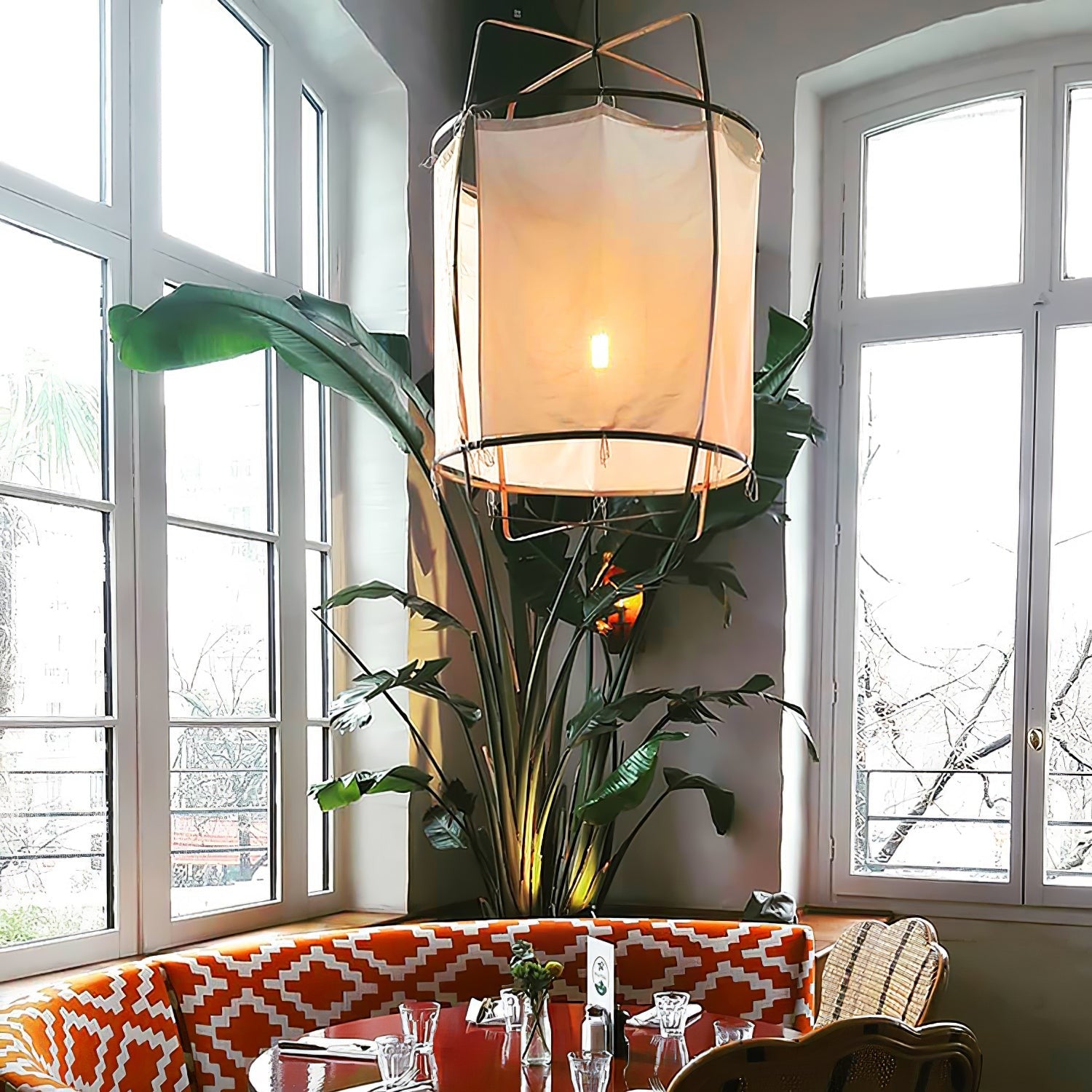 Bamboo Weave Pendant Lamp
